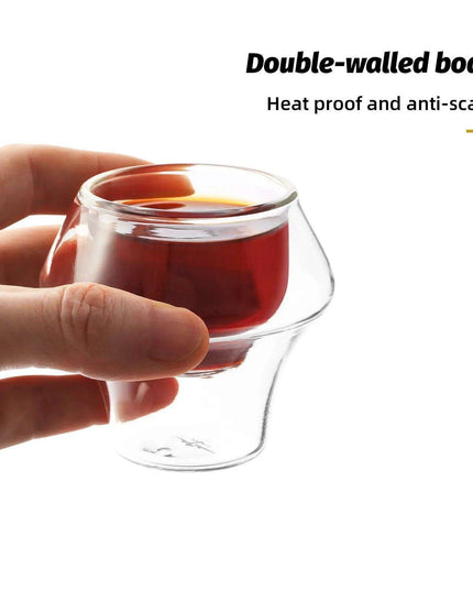 Elegant Double Wall Glass Coffee Set for a Luxurious Brewing Experience