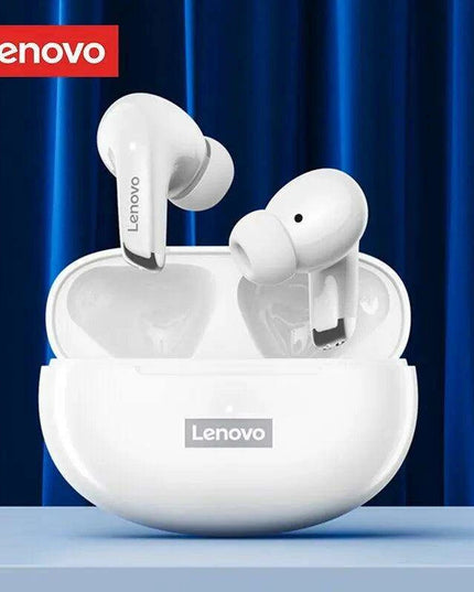 Lenovo LP5 True Wireless Earbuds - Superior Sound Quality, Sweat-Resistant, Active Noise-Cancellation