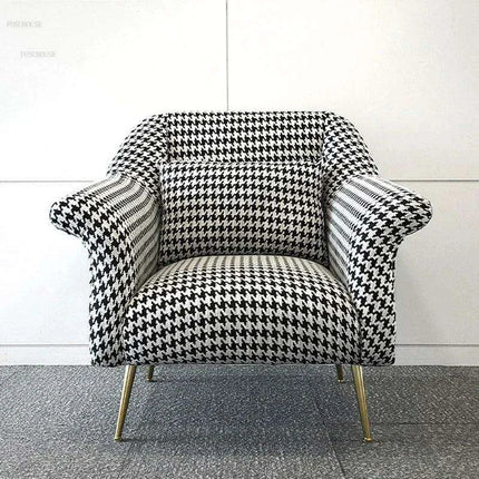 Scandinavian Luxe Upholstered Armchair for Stylish Home Interiors