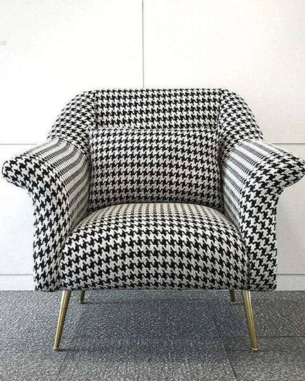 Scandinavian Luxe Upholstered Armchair for Stylish Home Interiors
