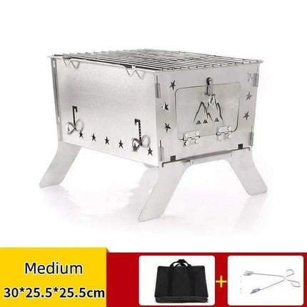 All-in-One Outdoor Portable Grill and Fire Pit for Adventurers