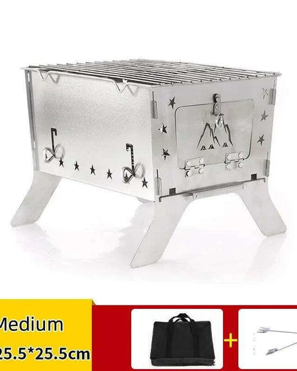 All-in-One Outdoor Portable Grill and Fire Pit for Adventurers