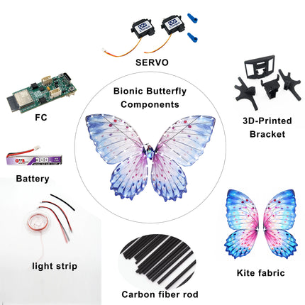 Bionic RC Flying Butterfly – Flapping Wing Stage Prop & Performance Drone