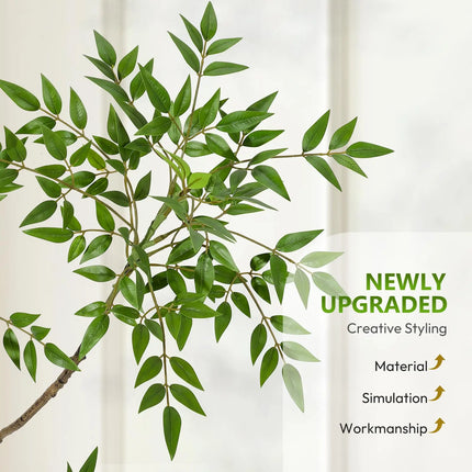 Artificial Nandina Tree in Decorative Planter – 150–210 cm