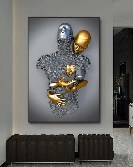 Nordic Elegance: Alluring Women's Canvas Art for Chic Home Interiors