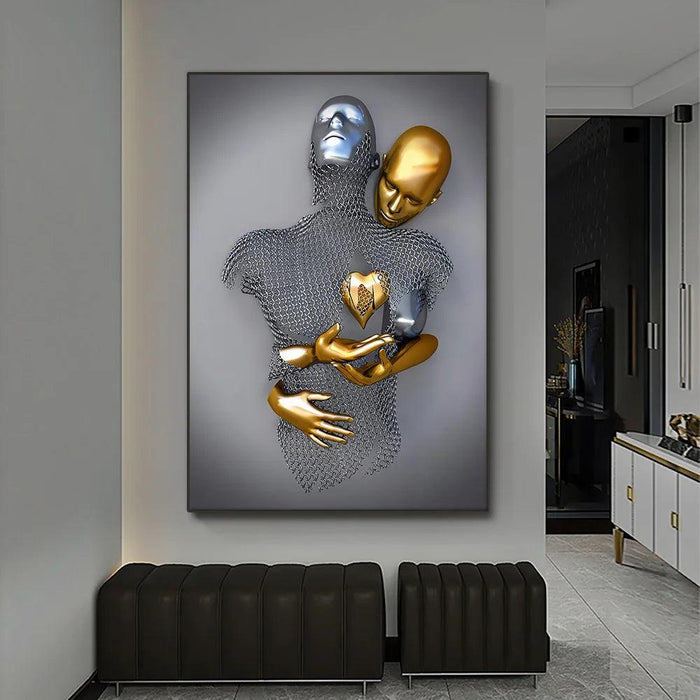 Nordic Elegance: Alluring Women's Canvas Art for Chic Home Interiors
