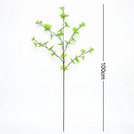 7-up Store 100cm Hanging Clock Tree - Realistic Potted Green Plant Dec
