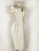 Square Neck Button-Front Short Sleeve Dress