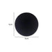 Self-Adhesive Silicone Door Handle Bumpers - Elegant Shock Absorbing Wall Protectors (Single Unit)