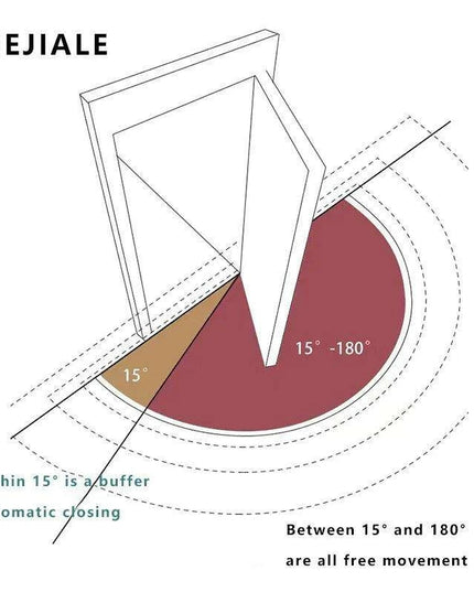 Hydraulic Soft-Close Door Buffer for Wood & Metal - Safe, Silent, and Easy to Install