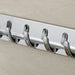 Stylish Silver Suction Hooks for Effortless Bathroom and Kitchen Organization