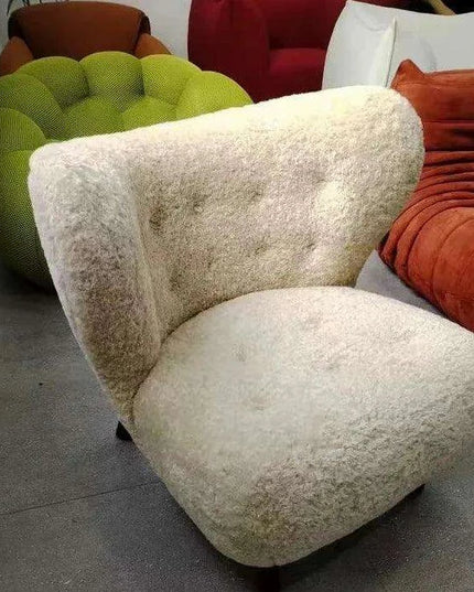 Lambs Wool Elegance Lounge Chair