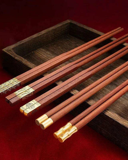 Sophisticated Ruby Bamboo Chopstick Collection - Transform Your Asian Dining Adventure