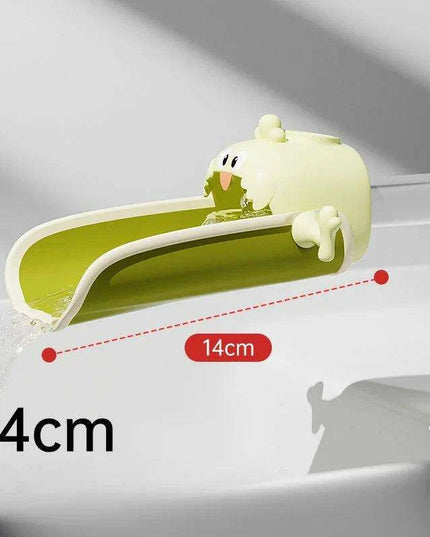 Whimsical Kids' Faucet Extender with Temperature Safety Alert for Joyful Handwashing