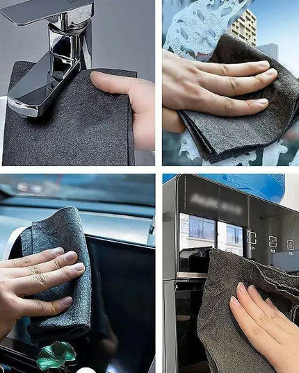 Microfiber Master Cleaning Cloth Set - Superior Towels for Household and Automotive Excellence