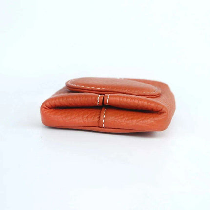 Chic Personalized Cowhide Leather Coin Wallet with Practical Storage Features