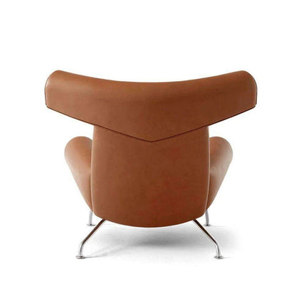 Nordic Luxury Leather Lounge Chair for Contemporary Living Spaces