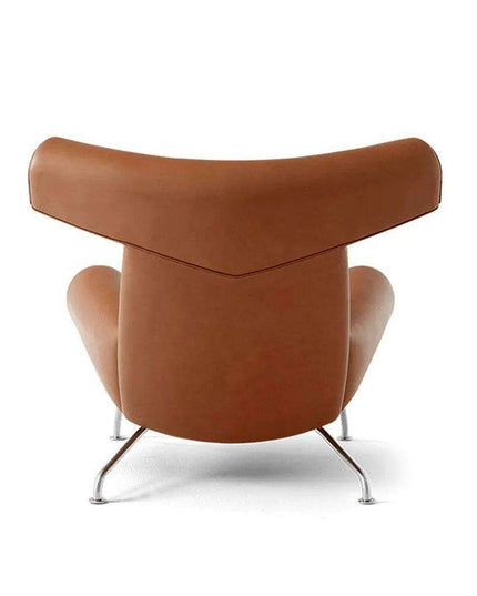 Nordic Luxury Leather Lounge Chair for Contemporary Living Spaces