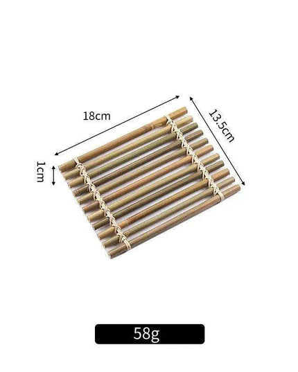 Sophisticated Bamboo Sushi Serving Set - Artistic Bento Tools and Deluxe Sashimi Platter
