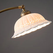 Nordic Copper & Ceramic LED Desk Lamp – Warm & Neutral Light