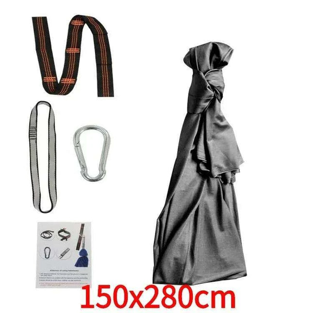 Versatile Nylon Swing Hammock for Sensory Therapy and Relaxation with Yoga Belts