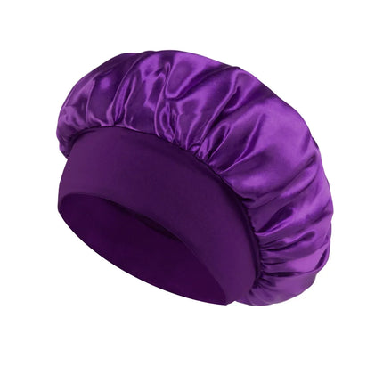 Women Satin Bonnet Hair Bonnet for Sleeping Hair Care Silk Bonnets Solid Wide-brimmed Sleeping Hat with Elastic Soft Band women-satin-bonnet-hair-bonnet-for-sleeping-hair-care-silk-bonnets-solid-wide-brimmed-sleeping-hat-with-elastic-soft-band