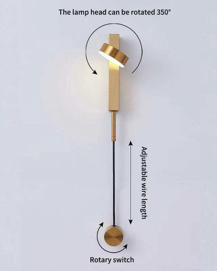 Sleek Touch-Control LED Wall Lamp - Chic Indoor Lighting Solution