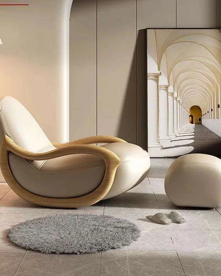 Elegant Leather Recliner Chair for Ultimate Relaxation and Gaming