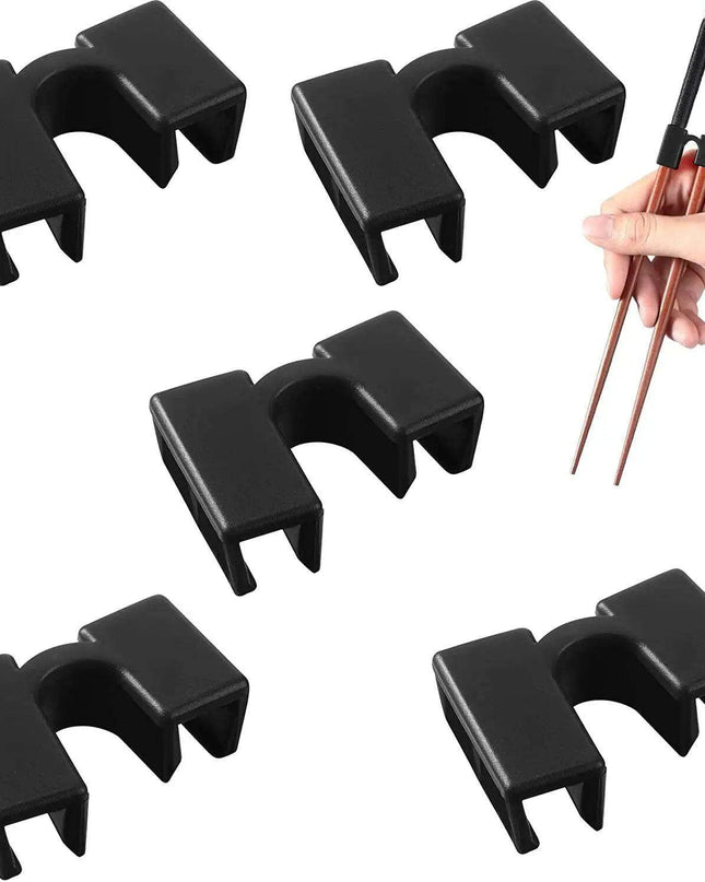 Set of 5 Easy-to-Use Reusable Chopstick Training Helpers - Perfect for Mastering Dining Skills