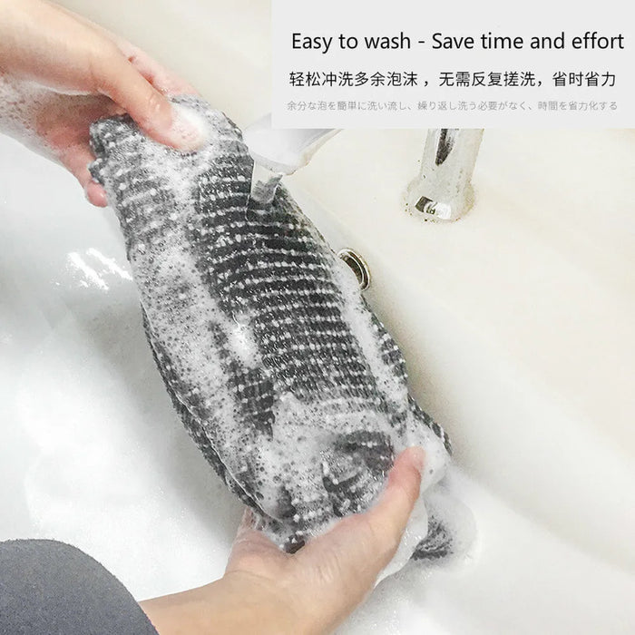 Japan Sponge Body Exfoliating Brush - Spa Shower Scrubber for Smooth Skin