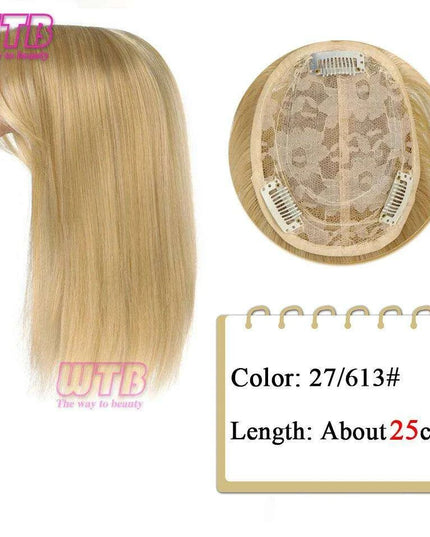 Bangs & Volume: Clip-In Hair Topper for Instant Transformation