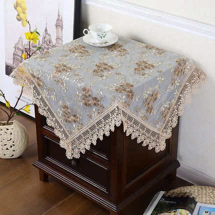 Lace Embroidery Tablecloth — Luxury Wedding & Dining Table Cover