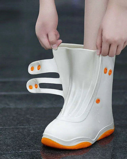 Silicone Waterproof Shoe Covers for Women and Kids - Non-Slip Rain Boot Protectors
