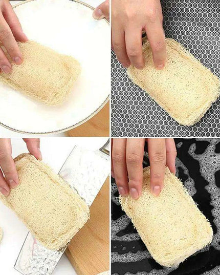 Natural Loofah Kitchen Scrubber for Eco-Conscious Cleaning
