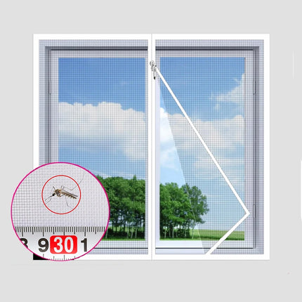 Custom-Size Anti-Mosquito Zipper Window Screen