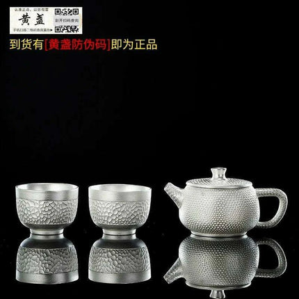 Exquisite Authentic Gilded Porcelain Mug Silver Tea Set – The Ultimate Gift for Special Occasions