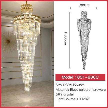 Opulent Crystal Chandelier - Chic Lighting Solution