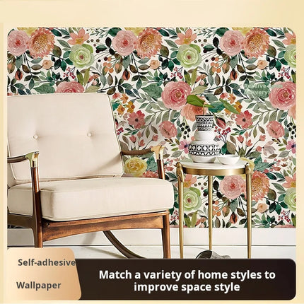 3M Self-Adhesive PVC Wallpaper - Durable & Easy to Apply Bedroom Decor