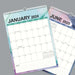 2024 Daily Wall Calendar and Weekly Planner - Large English Desk Calendar Spiral Bound Organizer