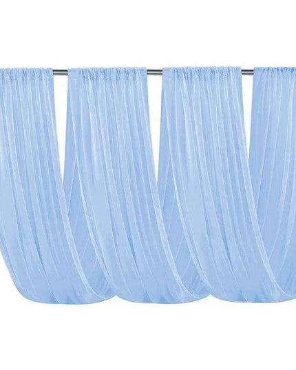 Elegant White Chiffon Ceiling Drapes for Stunning Event Decor