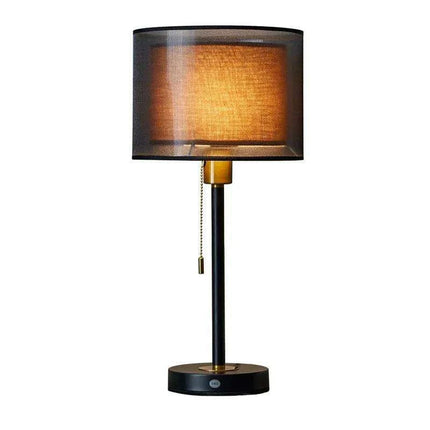 Elegant Gold Table Lamp for Nordic-Inspired Bedrooms