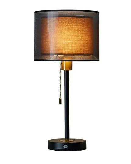 Elegant Gold Table Lamp for Nordic-Inspired Bedrooms