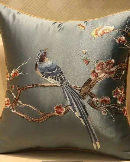 45x45/50x35cm Chinese Traditional Embroidered Bird Cushion Cover
