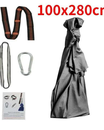 Versatile Nylon Swing Hammock for Sensory Therapy and Relaxation with Yoga Belts