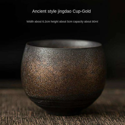 Artisan Japanese Stoneware Tea Cups for Authentic Kung Fu Tea Ceremonies