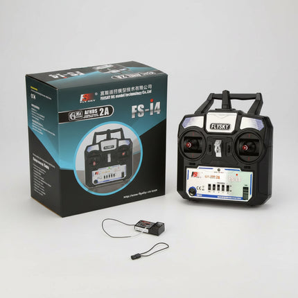 Flysky FS-i4 2.4GHz 4CH Radio Transmitter with FS-A6 Receiver for RC A