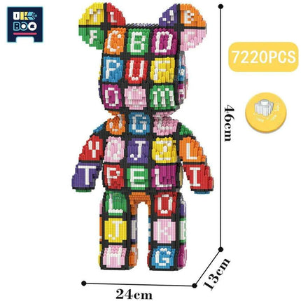 Adorable Bear Cub Building Block Set with Easy Storage - Inspire Creativity and Learning