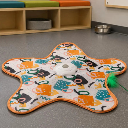 Hide and Seek Feline Toy Interactive Feline Hunting Toy Mental Stimulation Indoor Exercise for Cats hide-and-seek-feline-toy-interactive-feline-hunting-toy-mental-stimulation-indoor-exercise-for-cats