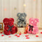 25CM Artificial Teddy Rose Flower Bear with Box Romantic Valentines Day Gift Girlfriend Women Anniversary Wedding Party Supplies 25cm-artificial-teddy-rose-flower-bear-with-box-romantic-valentines-day-gift-girlfriend-women-anniversary-wedding-party-supplies