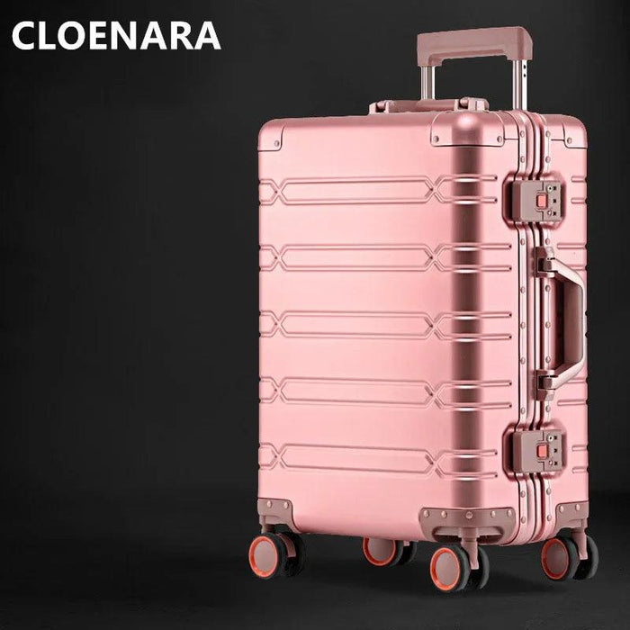 29-inch COLENARA Premium Aluminum Alloy Rolling Luggage Set for Men and Women - Ultimate Durability and Chic Design